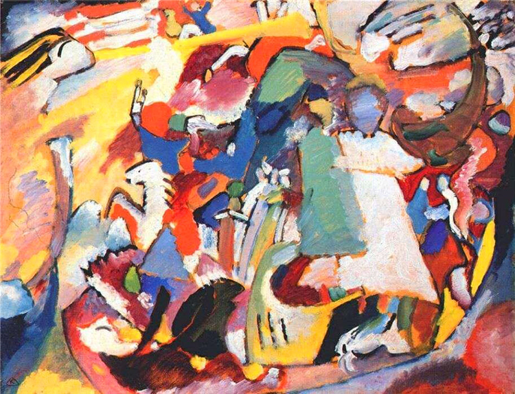 All Saints Day l 1911 Wassily Kandinsky Abstract Painting